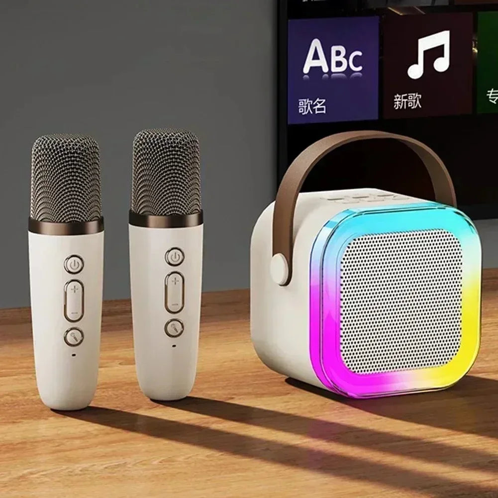 portable wireless speaker with microphone