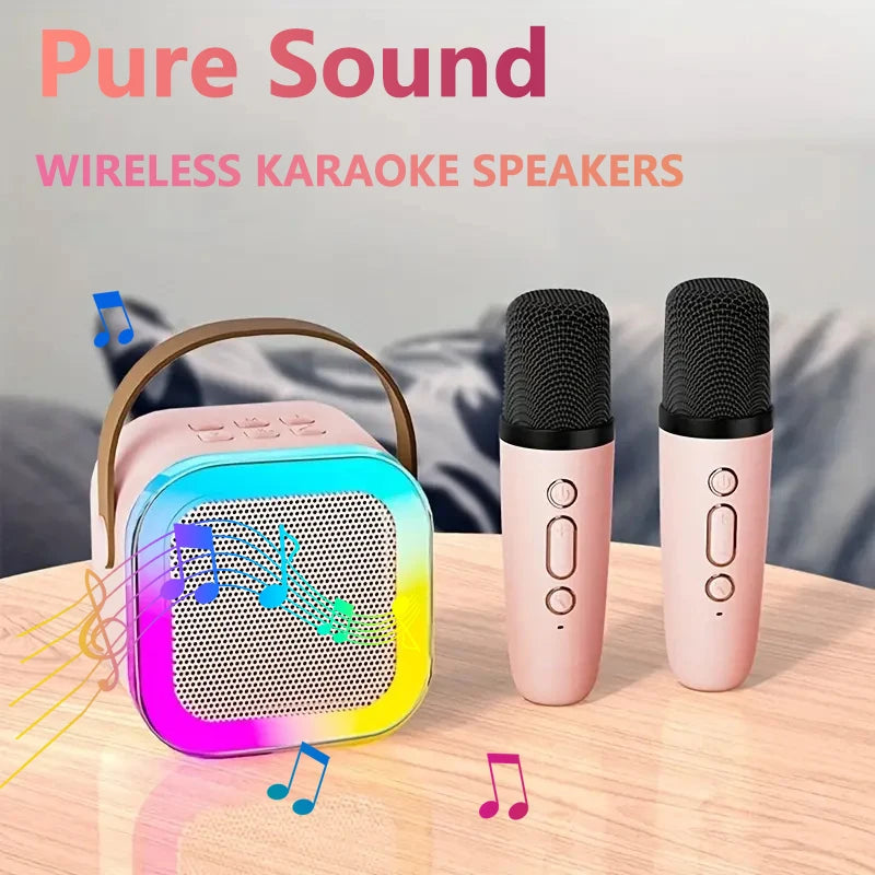 portable wireless speaker with microphone