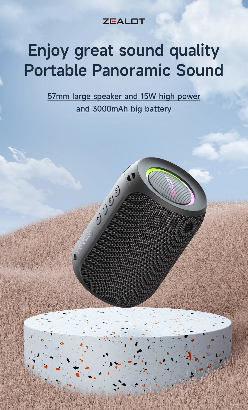 led light outdoor speakers