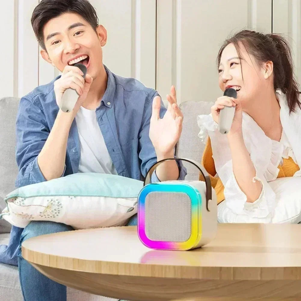 portable wireless speaker with microphone