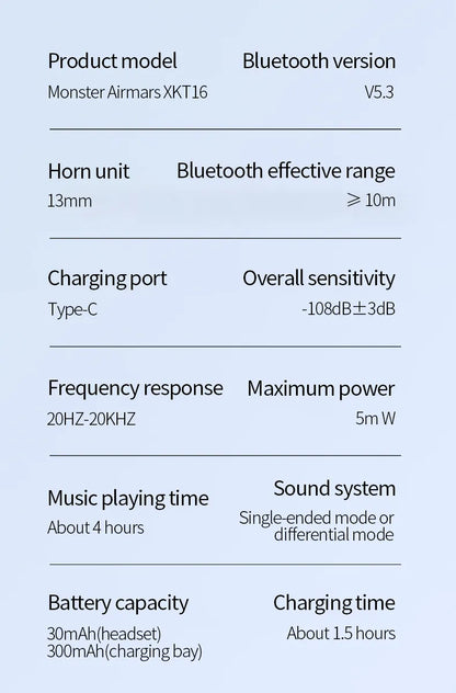 Wireless Gaming Touch Control Earbud