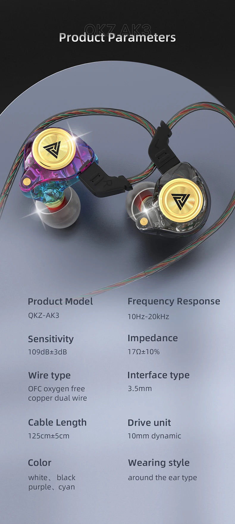 hifi stereo earphone