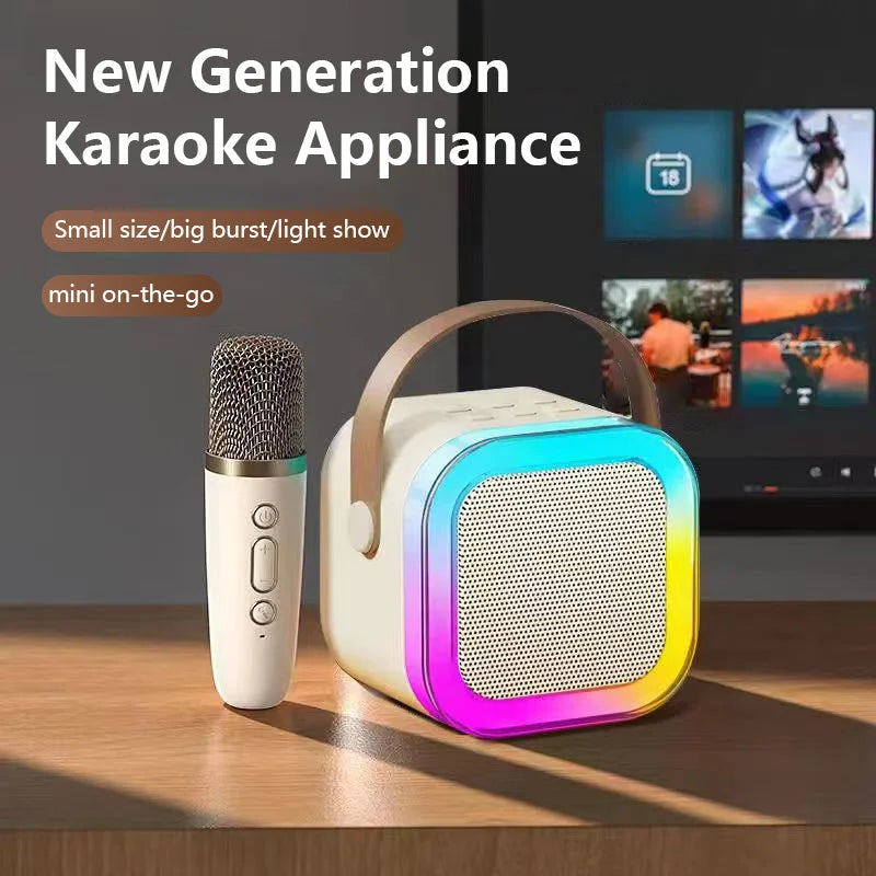 portable wireless speaker with microphone