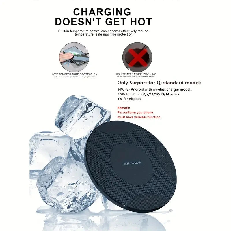 10w wireless charger pad