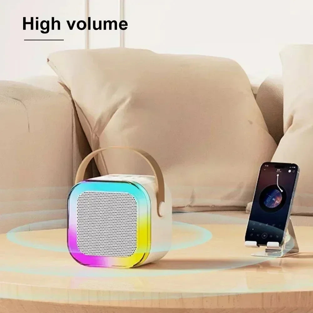 portable wireless speaker with microphone