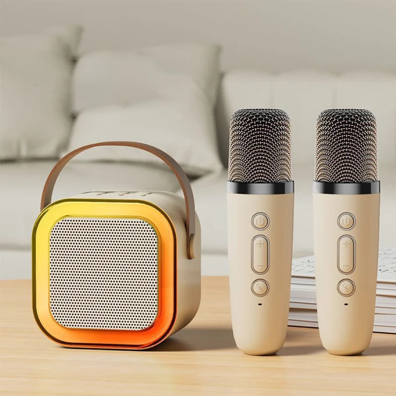 portable wireless speaker with microphone